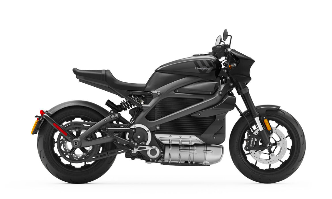 Livewire Electric Motorcycle in Liquid Black